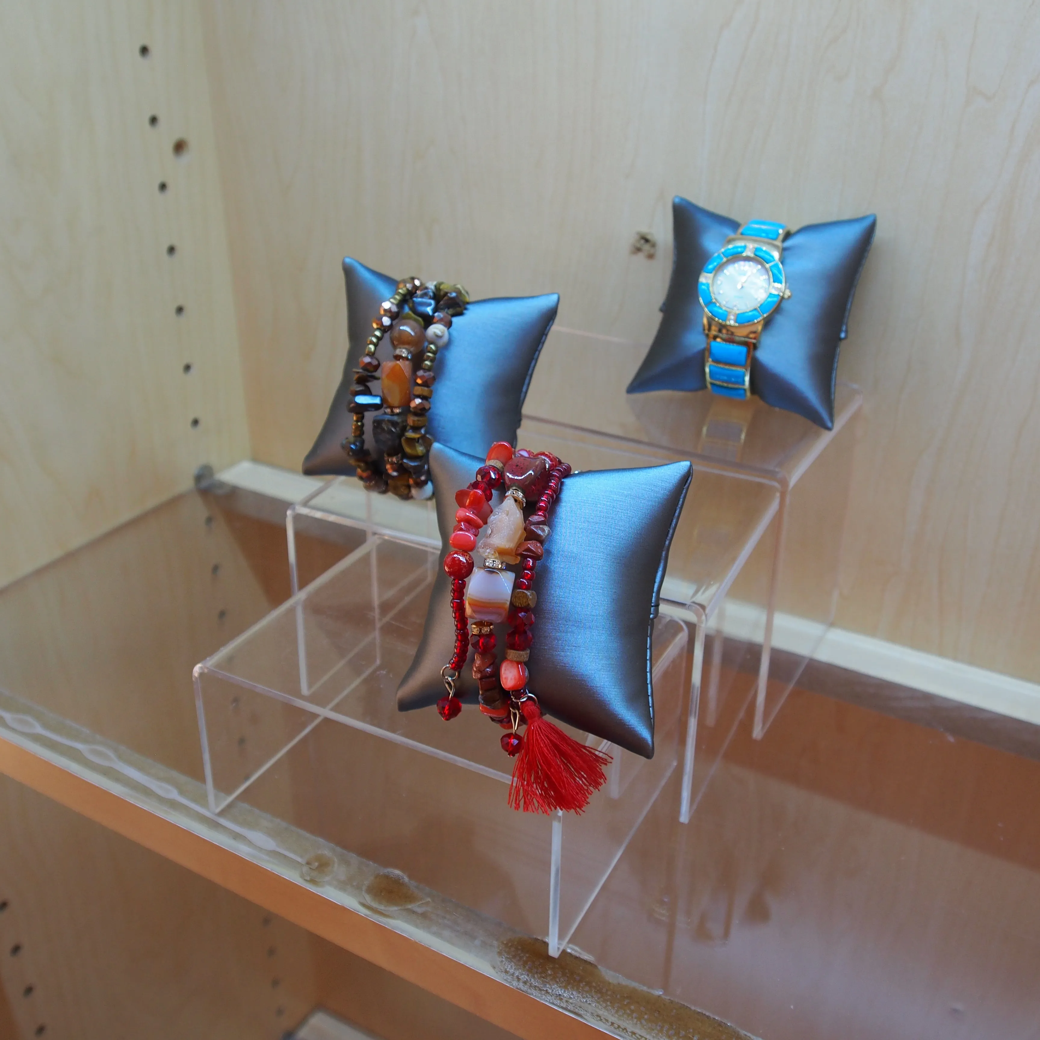 Steel Grey Pillow Displays (3 Sizes Available)