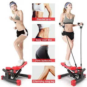 Stepper with Resistance Bands Fitness Equipment for Indoor