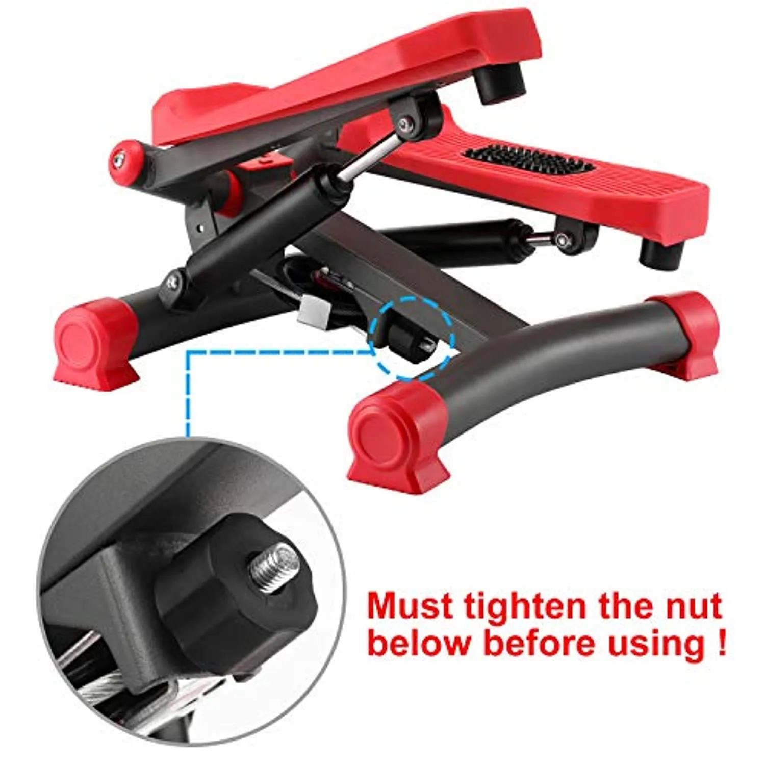 Stepper with Resistance Bands Fitness Equipment for Indoor