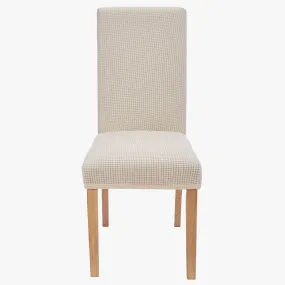 Stretch Chair Covers Slipcovers (Pack of 4, Cream White)