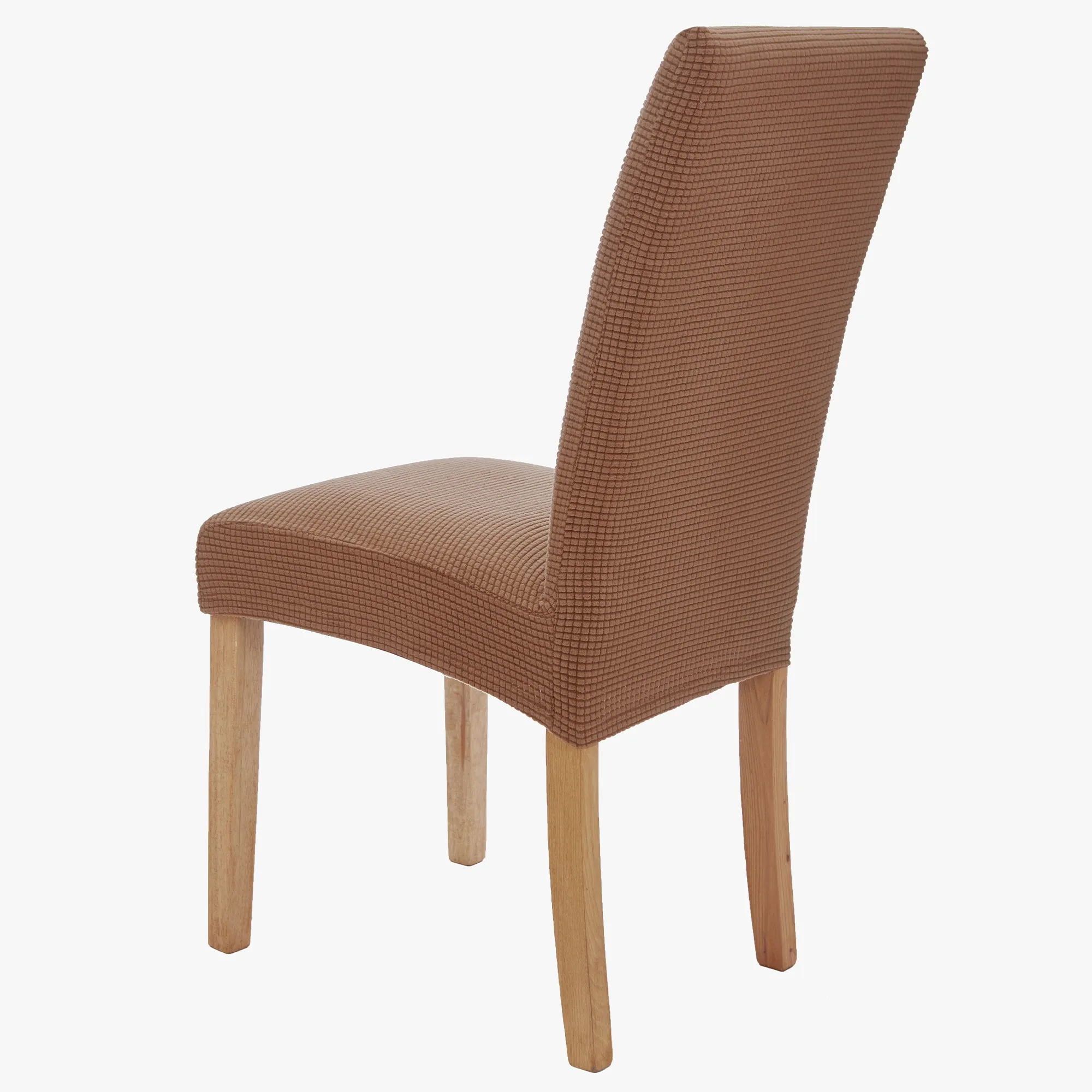 Stretch Chair Covers Slipcovers (Pack of 4, Khaki)