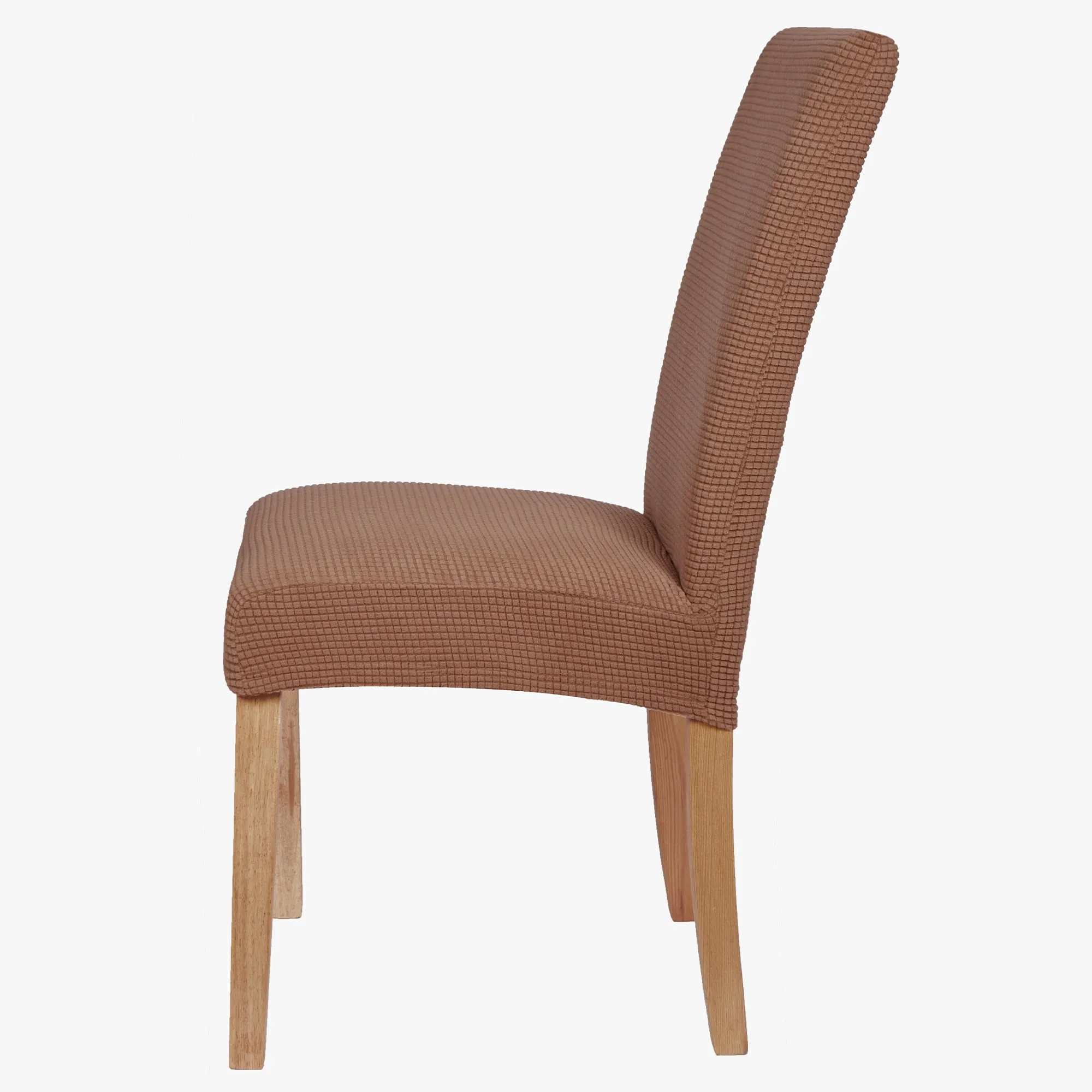 Stretch Chair Covers Slipcovers (Pack of 4, Khaki)