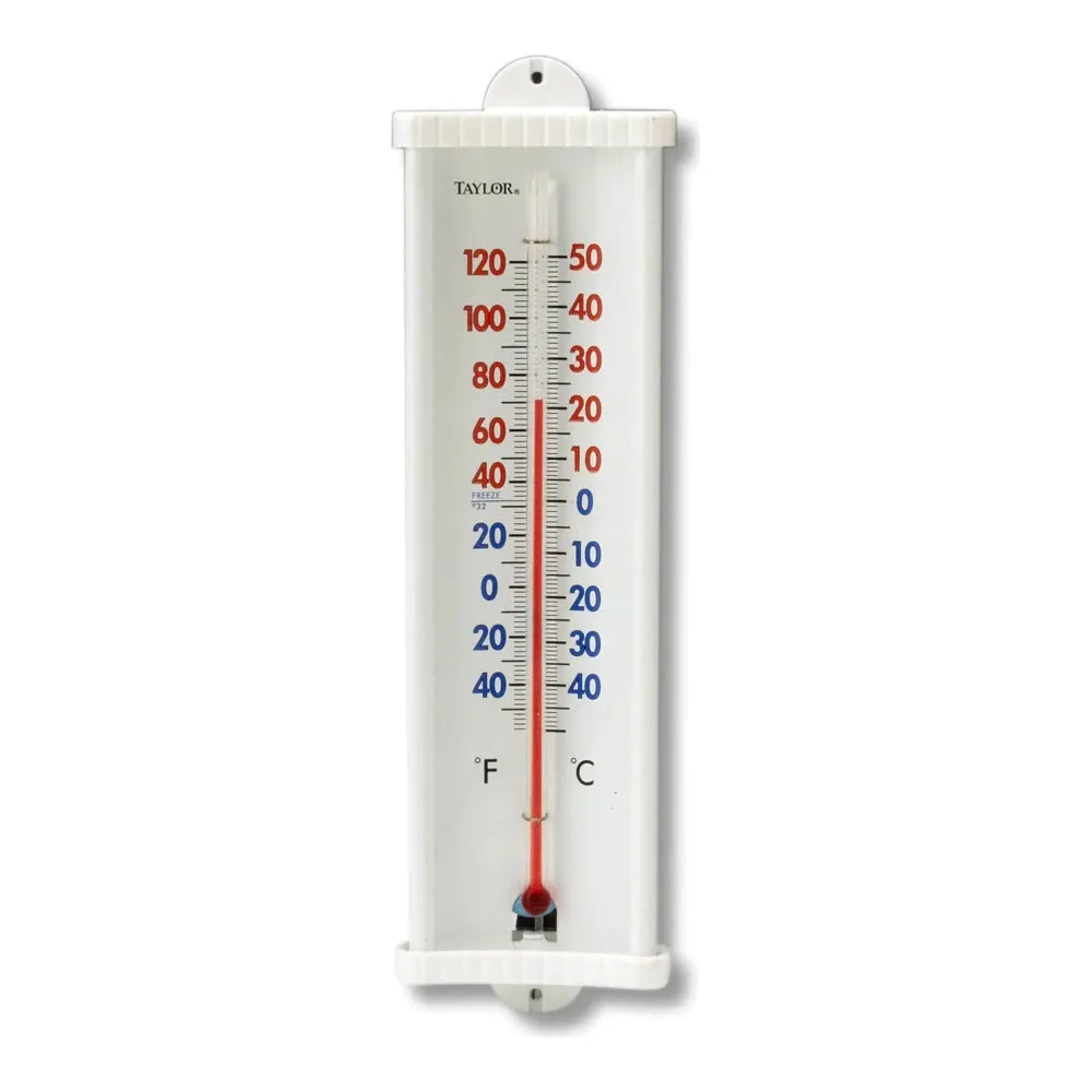 Taylor 5132N 9.06" Utility Wall Thermometer, -40 to 120 F