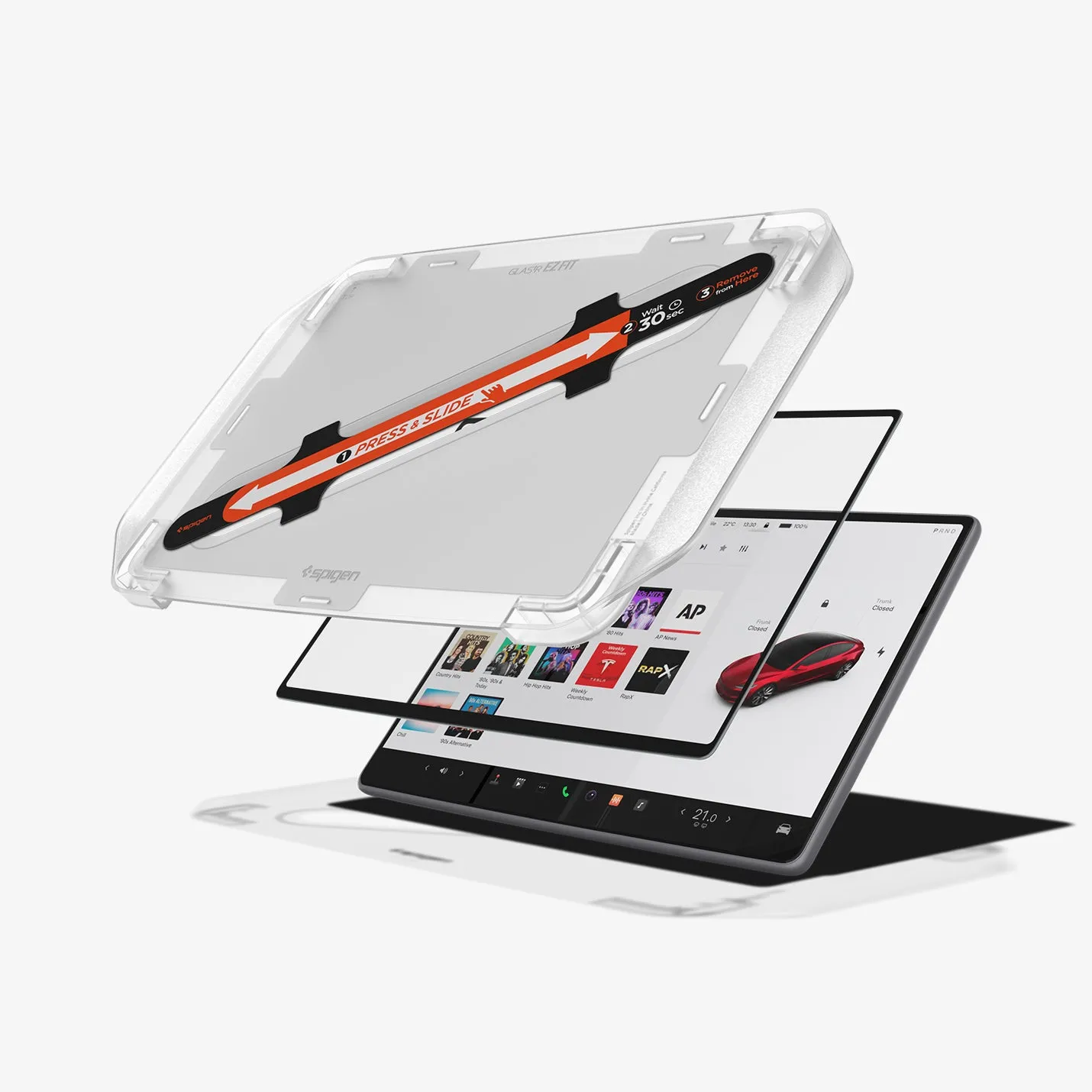 Tesla Models - Screen Protector GLAS.tR EZ Fit