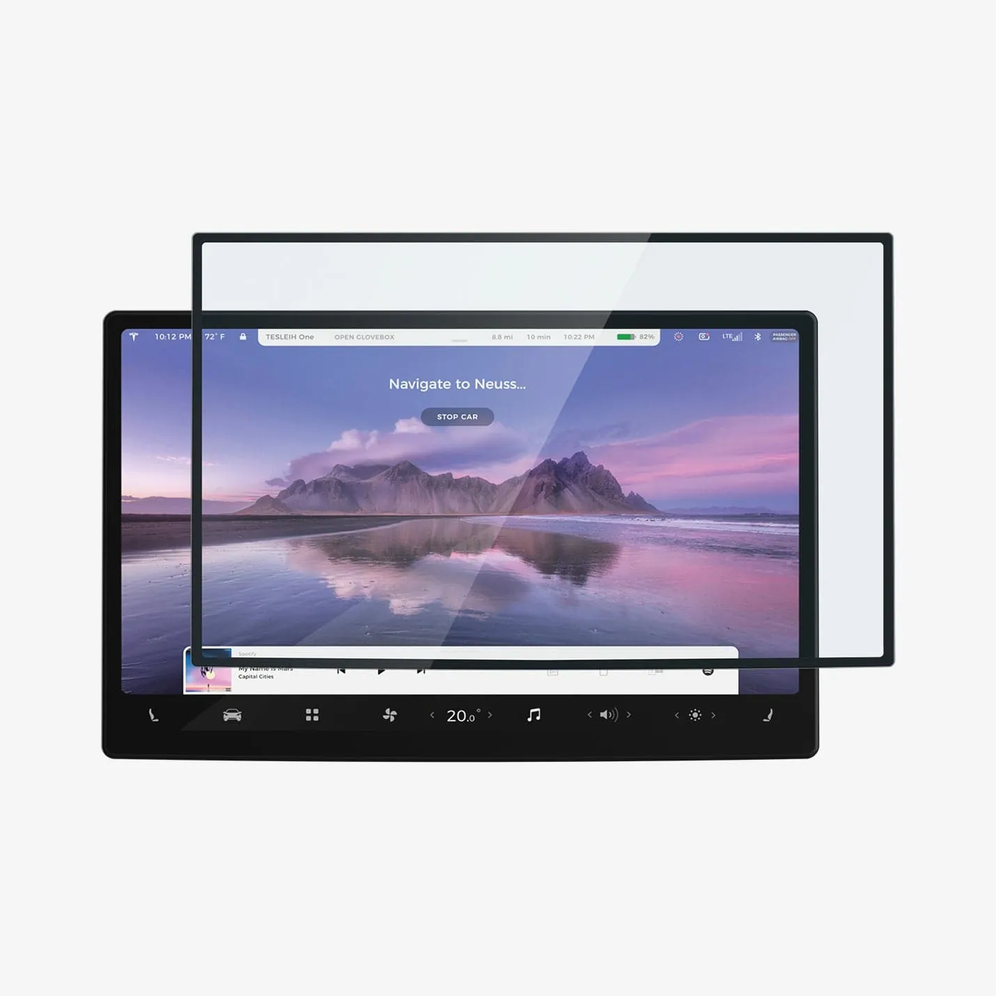 Tesla Models - Screen Protector GLAS.tR EZ Fit