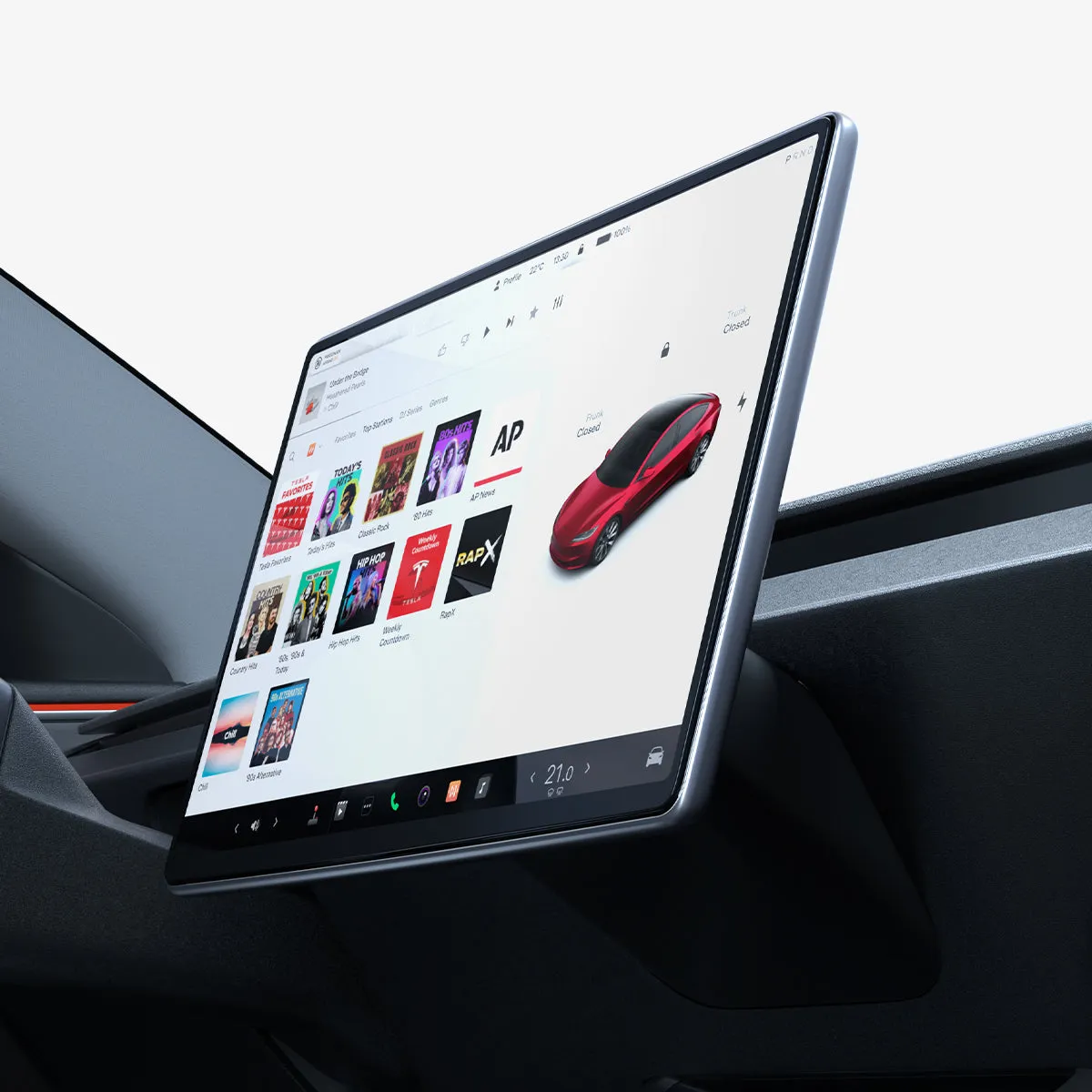 Tesla Models - Screen Protector GLAS.tR EZ Fit