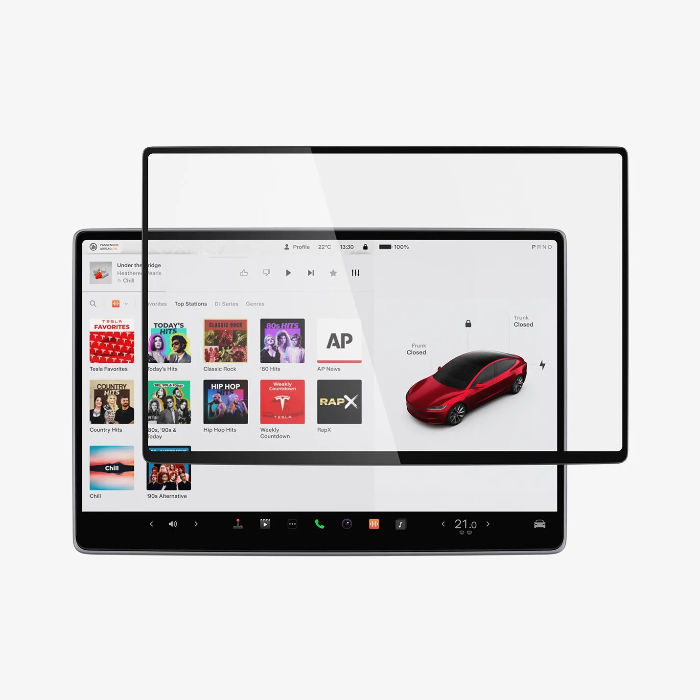 Tesla Models - Screen Protector GLAS.tR EZ Fit