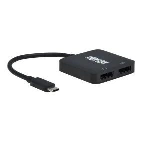 Tripp Lite U444-2DP-MST4K6 4K USB-C to DisplayPort Dual Display Adapter