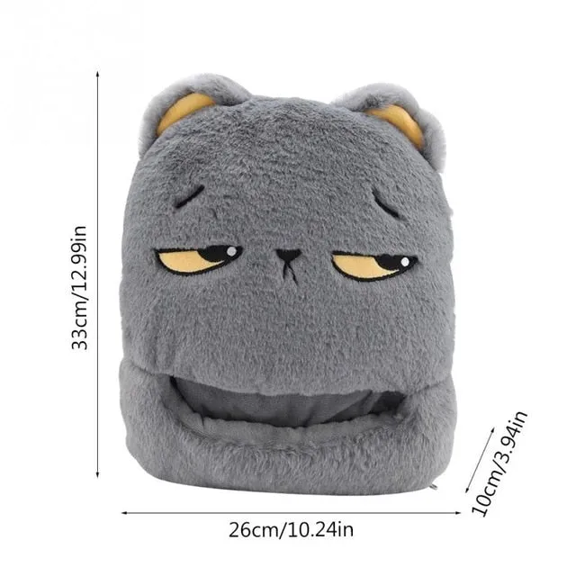 USB Cute Cat Face USB Feet Warmer for Winter