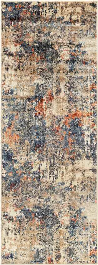 Vera Cruz Modern Navy Washable Area Rug