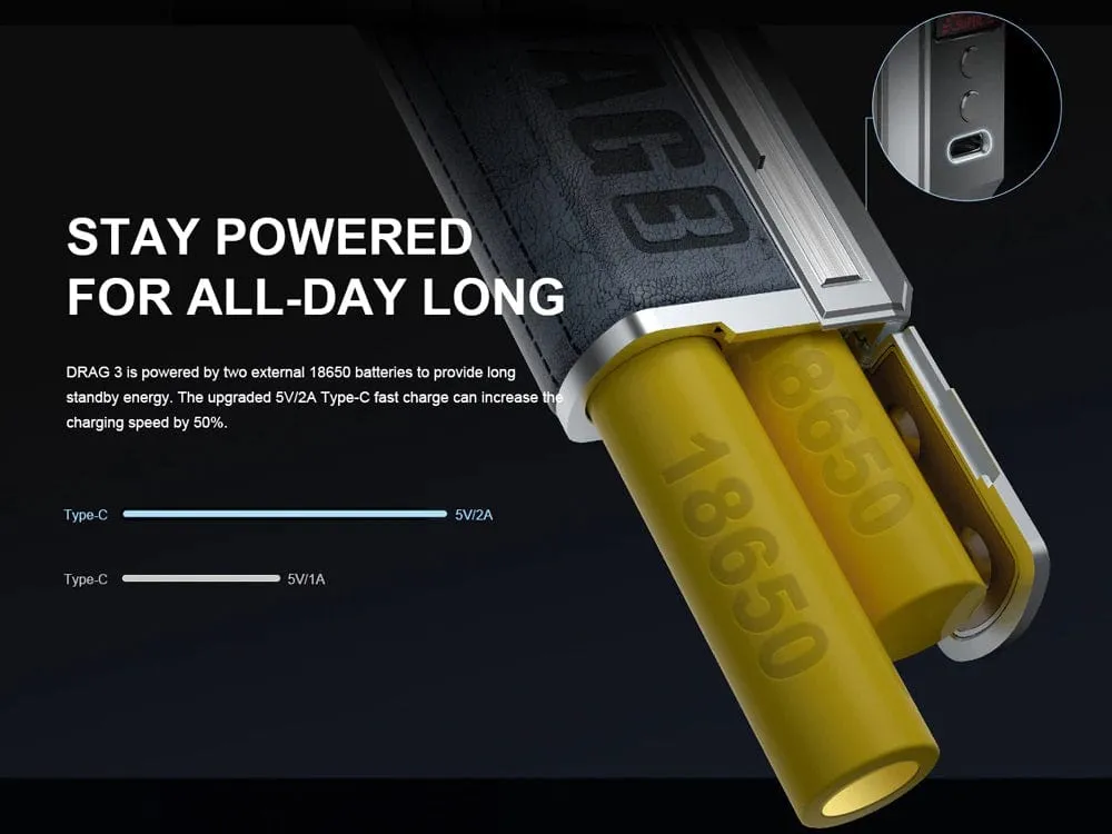 Voopoo Drag 3 TPP X 177W Box Mod