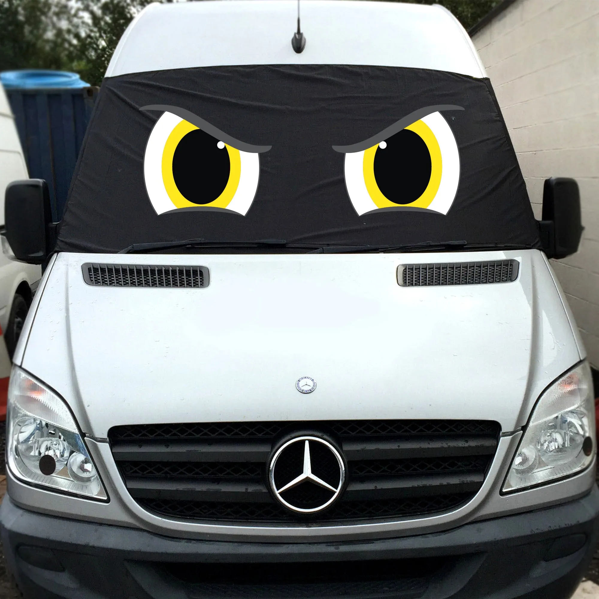 VW Crafter, Mercedes Sprinter Screen Cover Eyes - Rocky