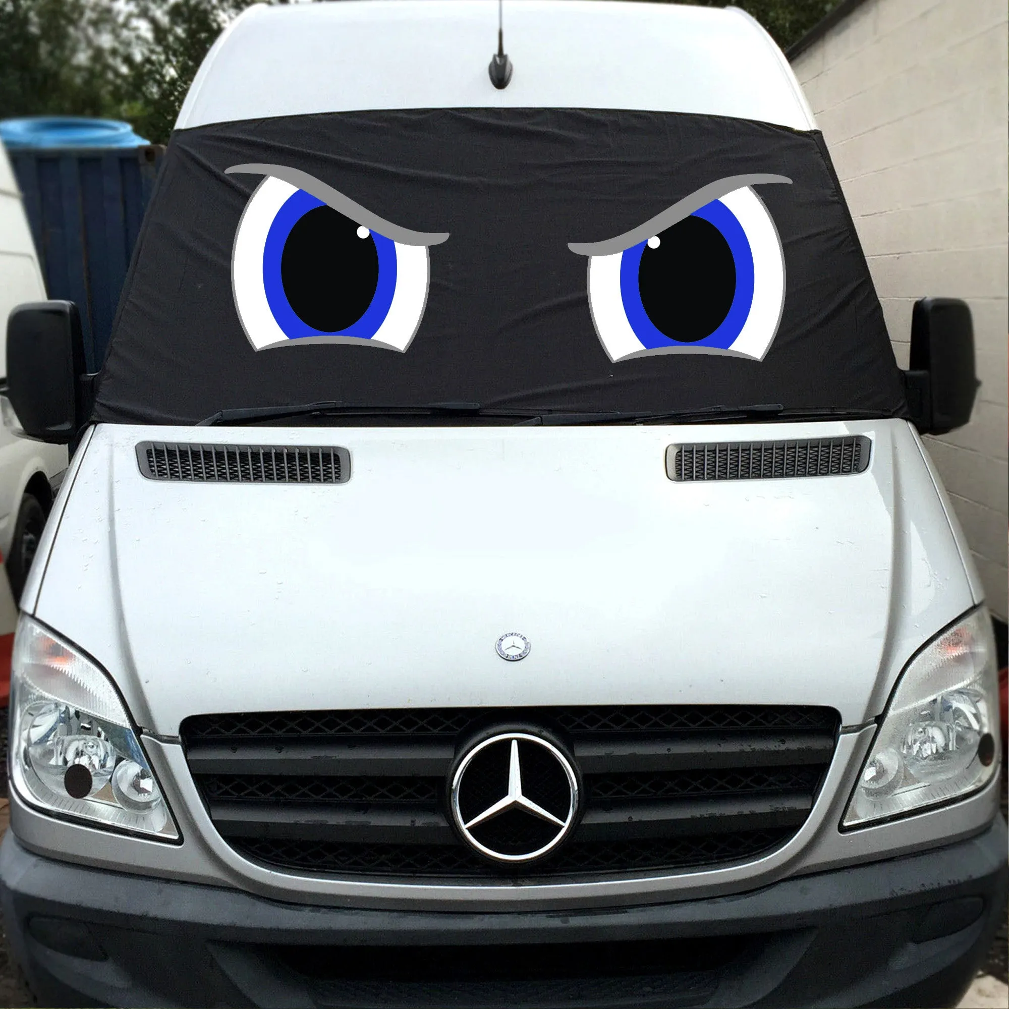 VW Crafter, Mercedes Sprinter Screen Cover Eyes - Rocky