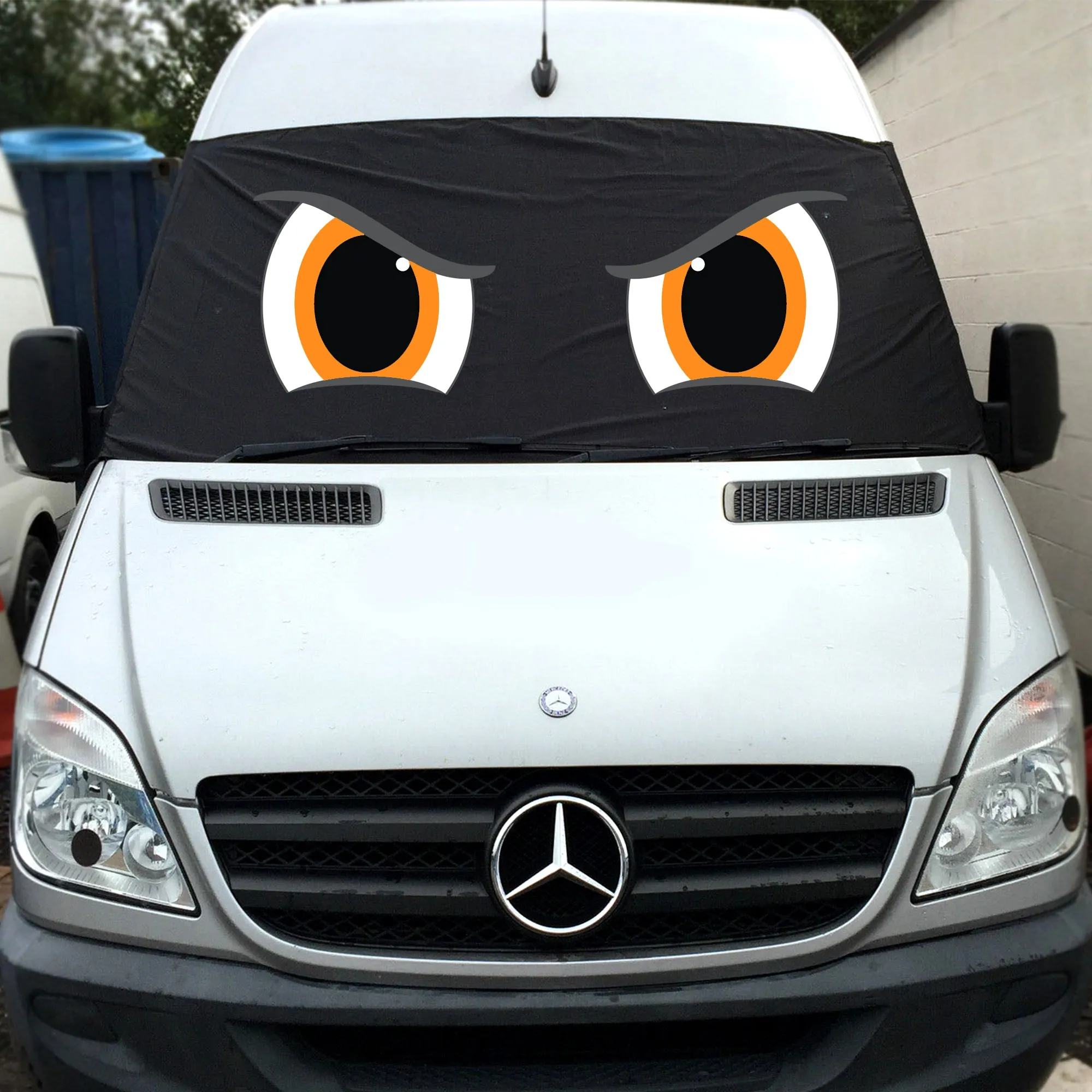 VW Crafter, Mercedes Sprinter Screen Cover Eyes - Rocky