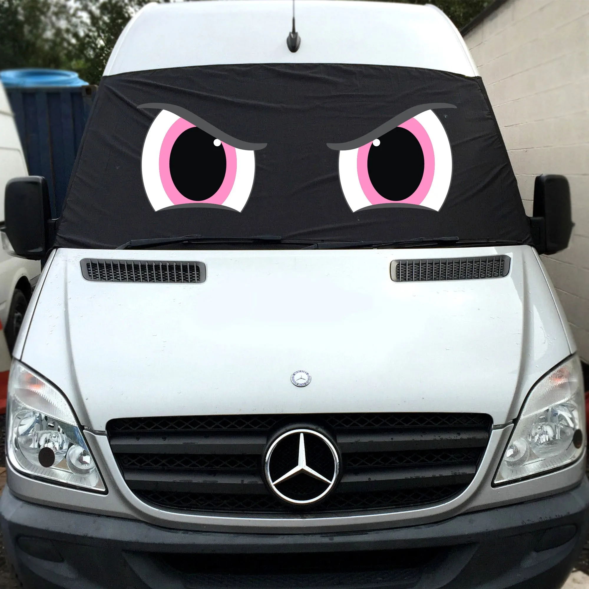 VW Crafter, Mercedes Sprinter Screen Cover Eyes - Rocky