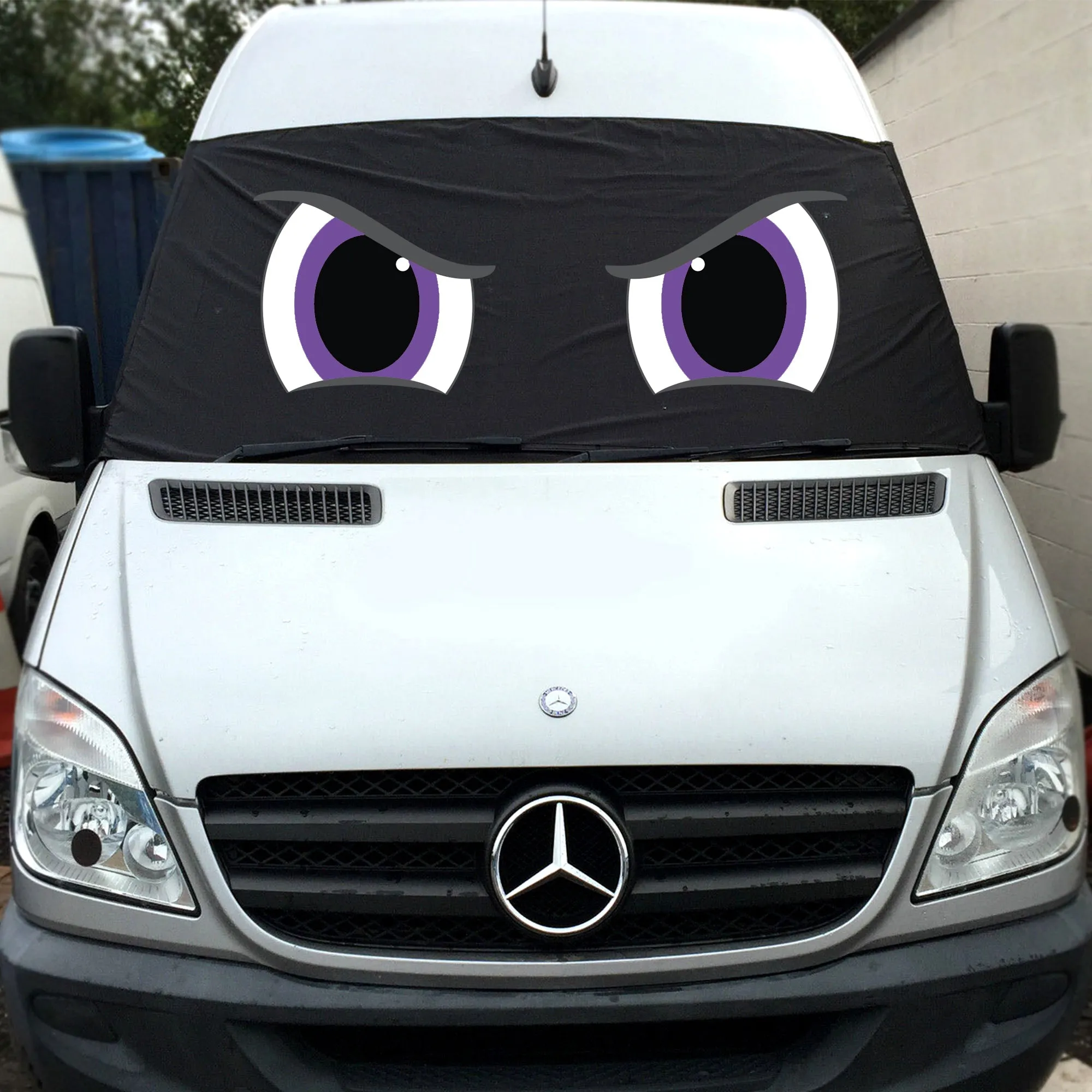 VW Crafter, Mercedes Sprinter Screen Cover Eyes - Rocky
