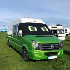 VW Crafter, Mercedes Sprinter Screen Cover Eyes - Rocky