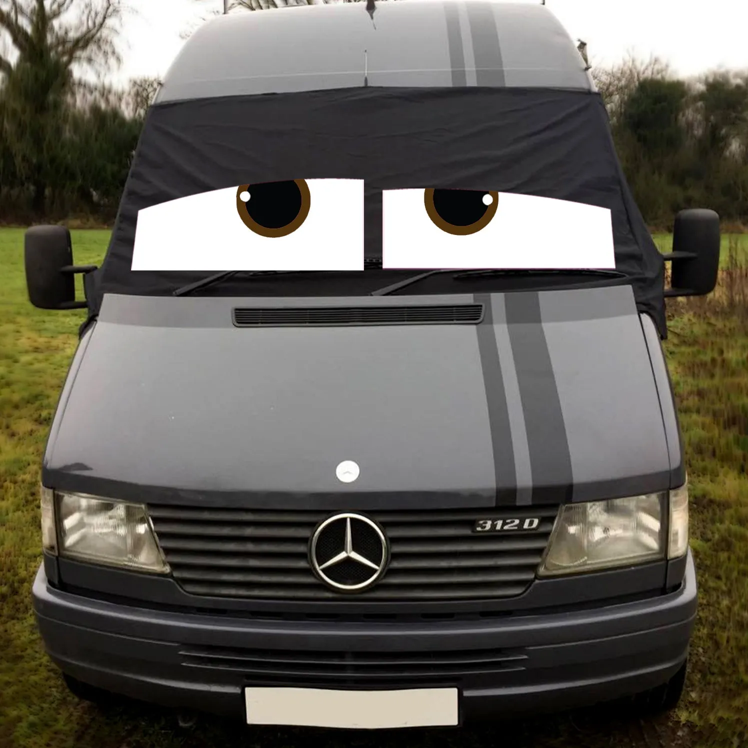 VW LT / Mercedes Sprinter 95-06 Screen Cover - James Eyes