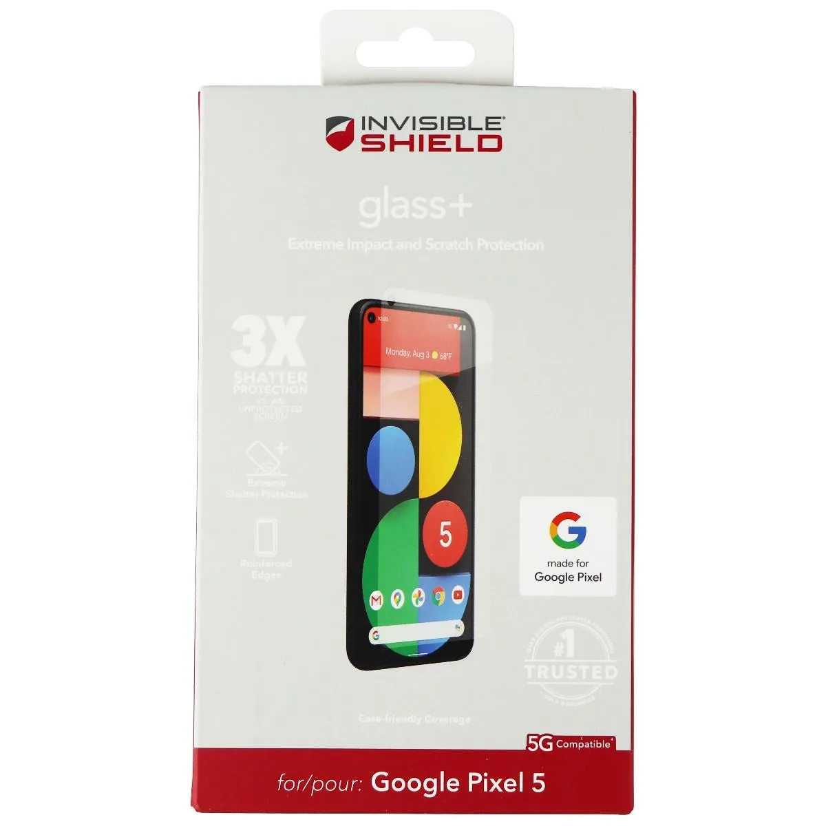 ZAGG Invisible Shield Glass  Plus Screen Protector for Google Pixel 5 - Clear