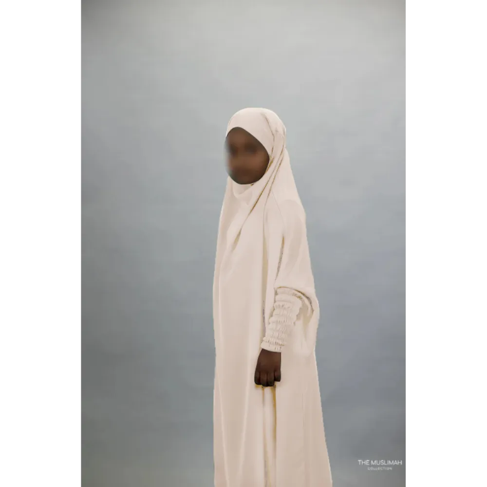 Zaynab Girls Jilbaab Kids Sahara Cream