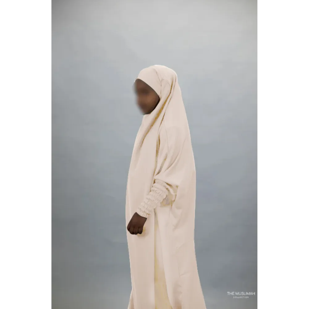 Zaynab Girls Jilbaab Kids Sahara Cream